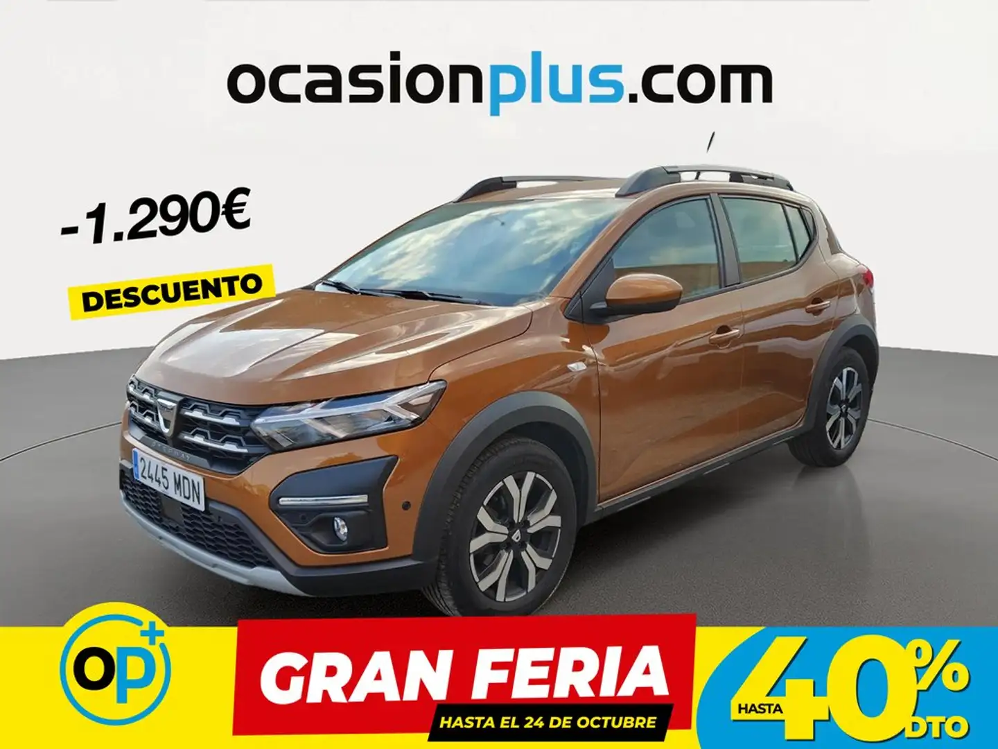 Dacia Sandero Stepway TCe Comfort 67kW Naranja - 1