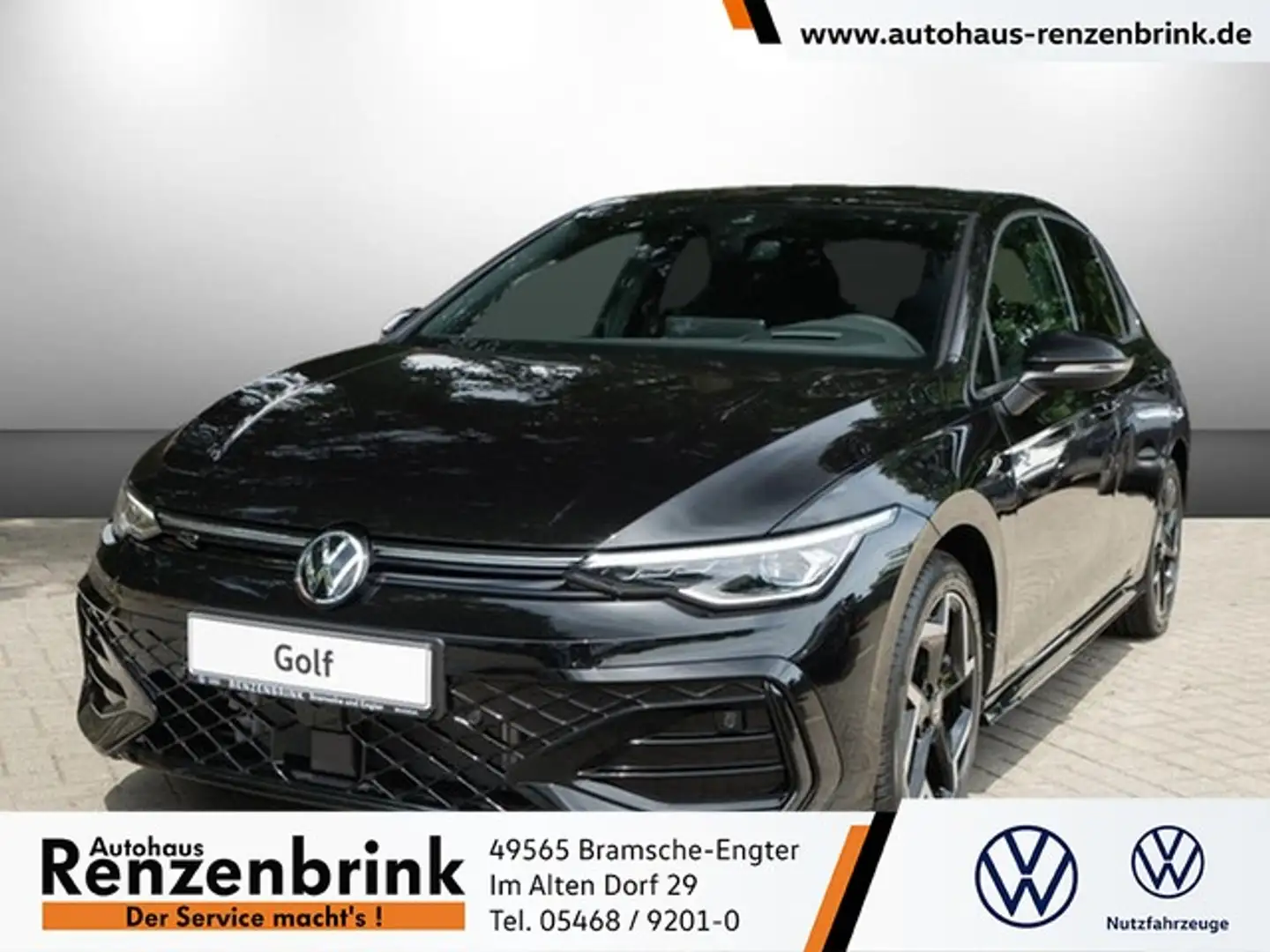 Volkswagen Golf VIII R-Line TDI DSG HUD AHK 12,9"-NAV Kamera Schwarz - 1