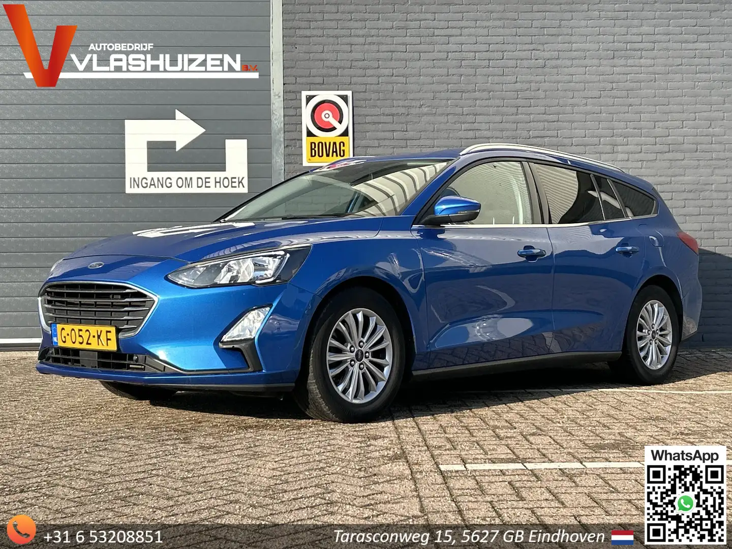 Ford Focus Wagon 1.0 EcoBoost Titanium Business | € 5.950,- N Bleu - 1