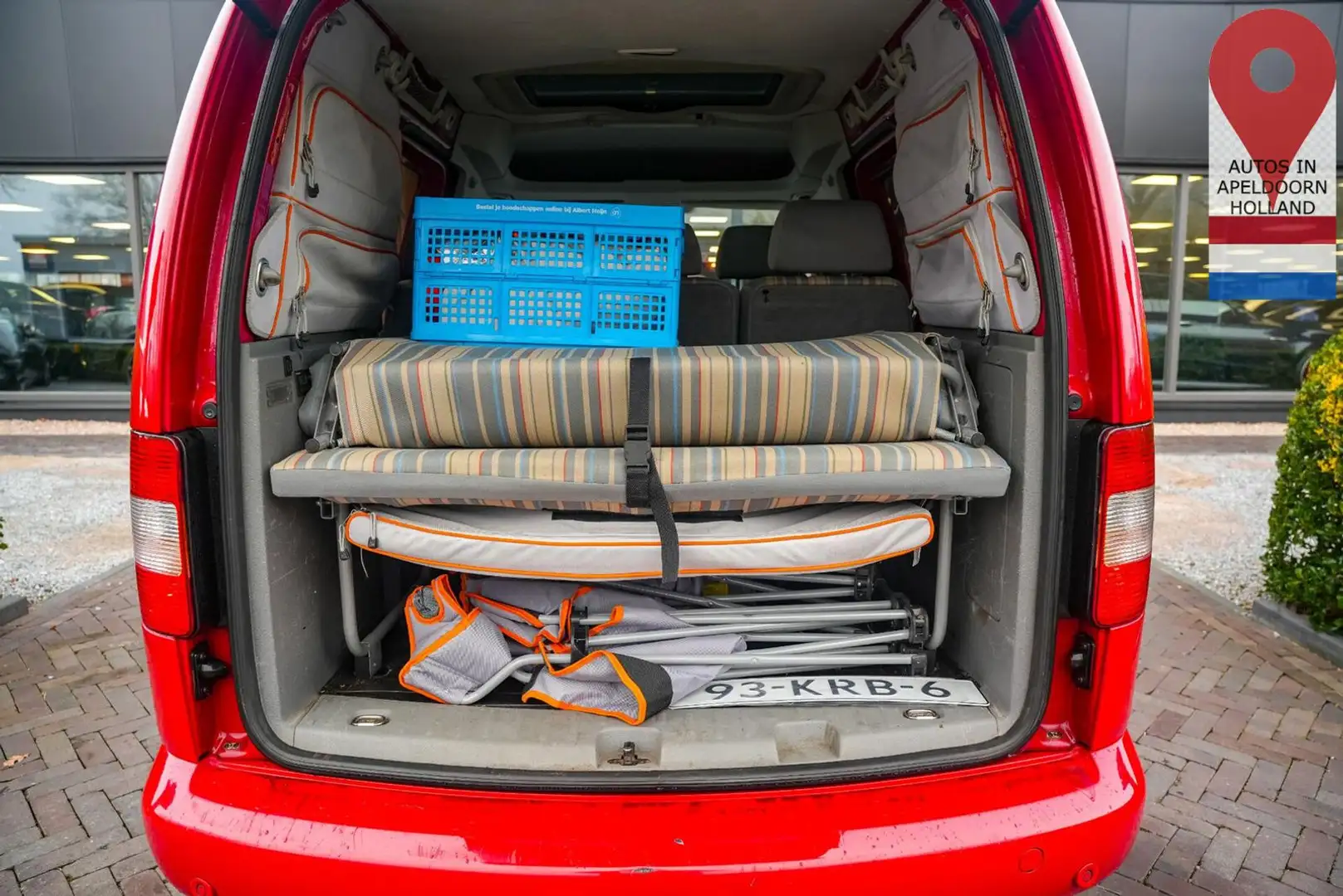 Volkswagen Caddy 1.9 TDI Trendline 5p. bett wohnmobil Umbau Rot - 2