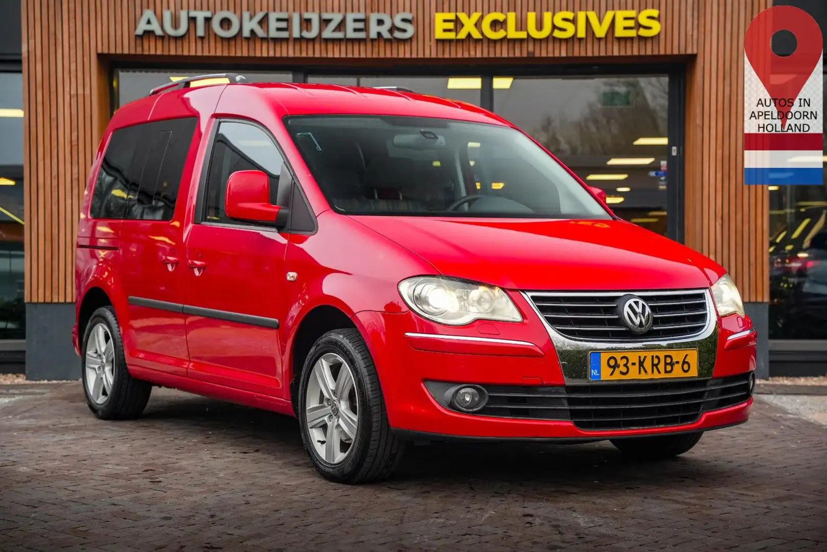 Volkswagen Caddy 1.9 TDI Trendline 5p. bett wohnmobil Umbau Rot - 1