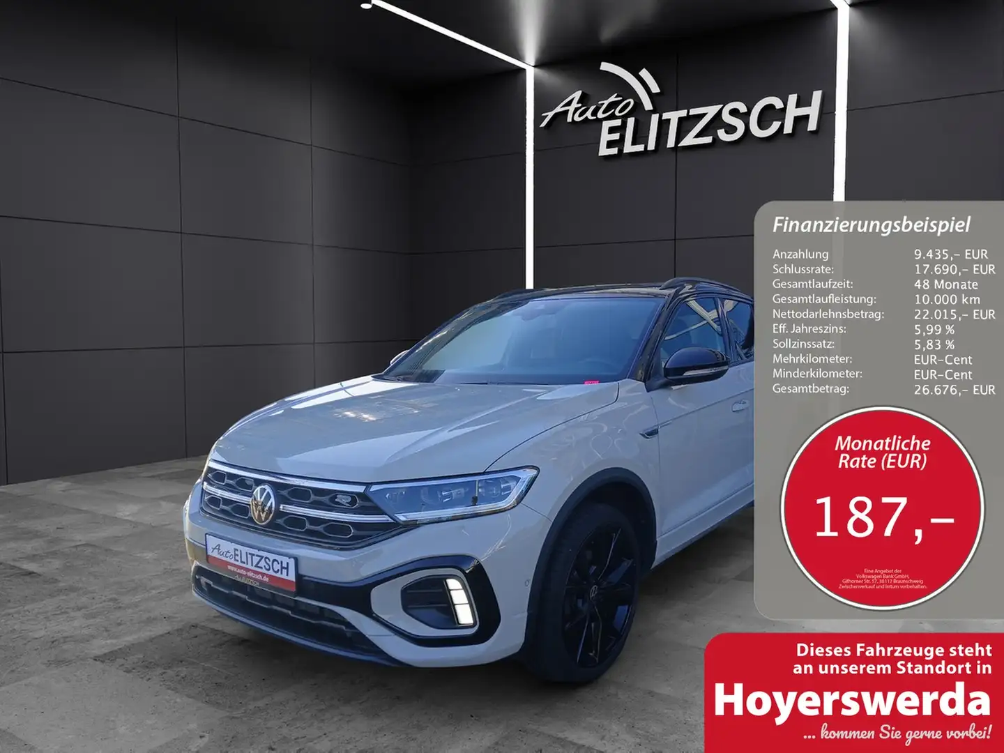 Volkswagen T-Roc TSI R-Line DSG 4M STH Matrix Navi Leder Pano AI... Grau - 1