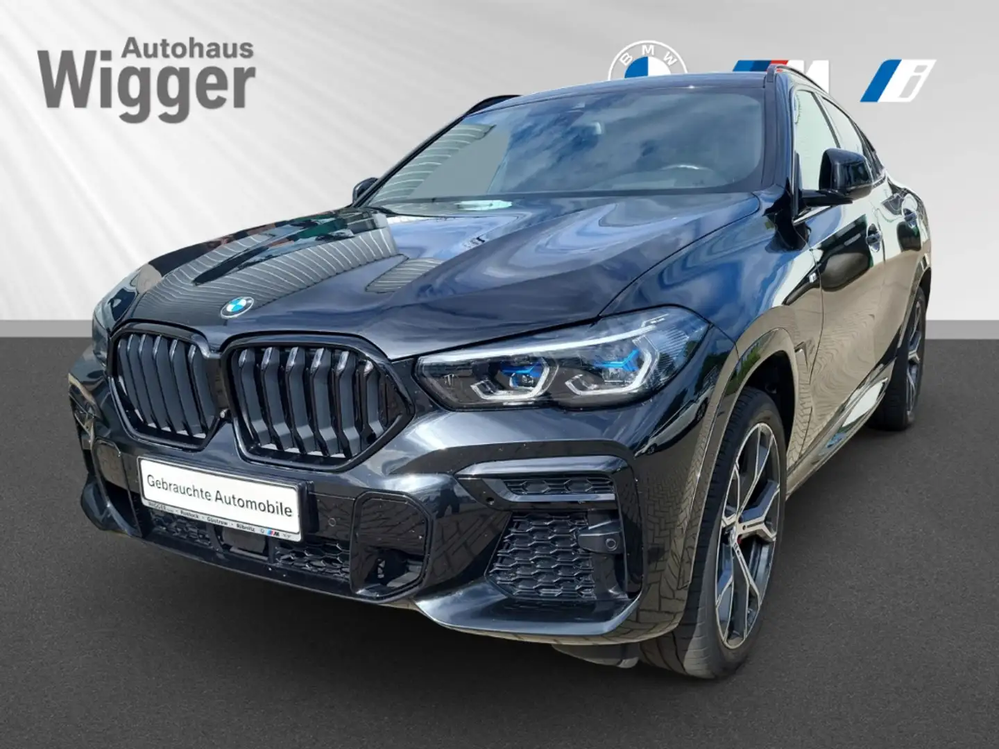 BMW X6 xDrive30d/Sportpaket/HUD/AHK/Navigation/Leder Schwarz - 1