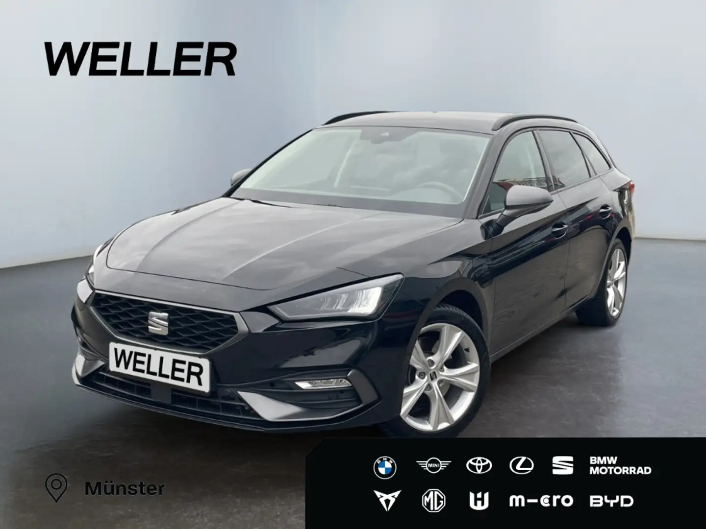 SEAT Leon ST 1.4 e-Hybrid DSG FR *LED*ACC*Kamera*SHZ* Schwarz - 1