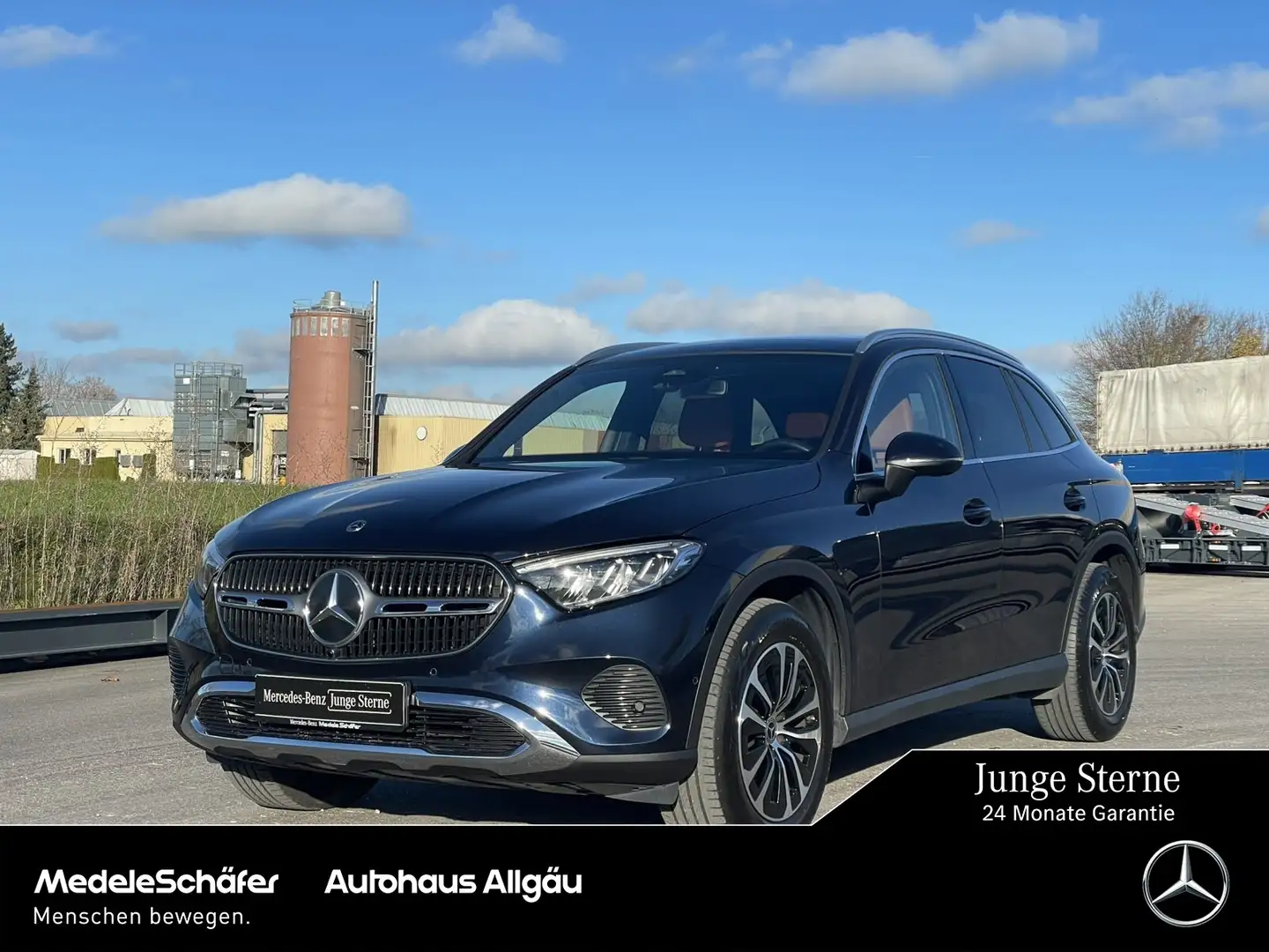 Mercedes-Benz GLC 220 GLC 220 d 4M AHK PanoSD Memo Burme Kam automHeck Blau - 1