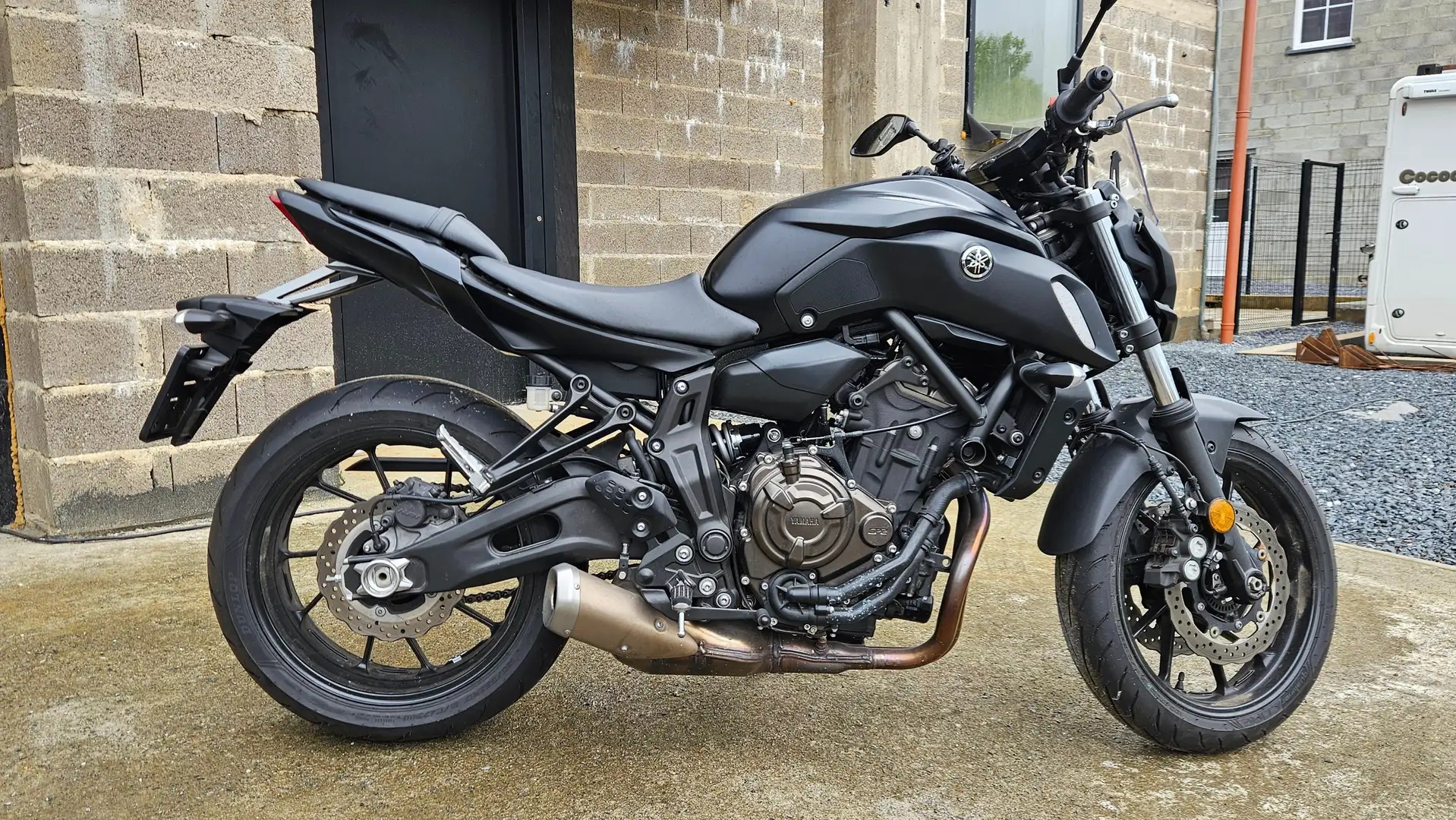Yamaha MT-07 Zwart - 1