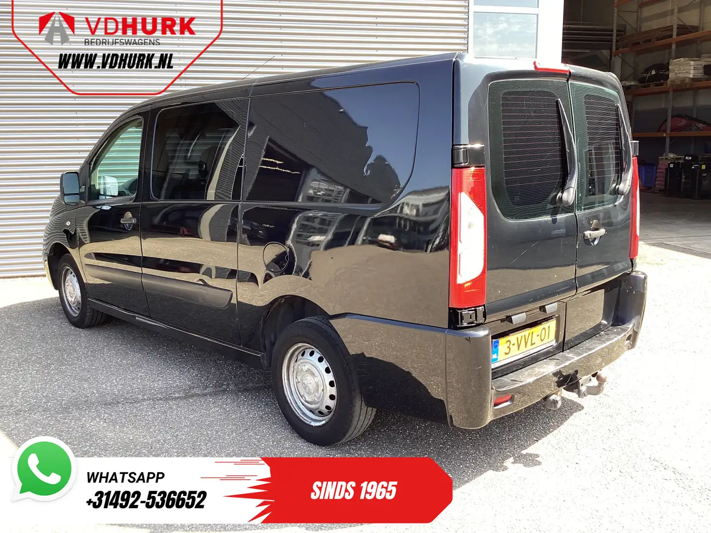 Peugeot Expert 1.6 HDI L2 DC Dubbel Cabine EXPORT ONLY DB Riem V. Noir - 2