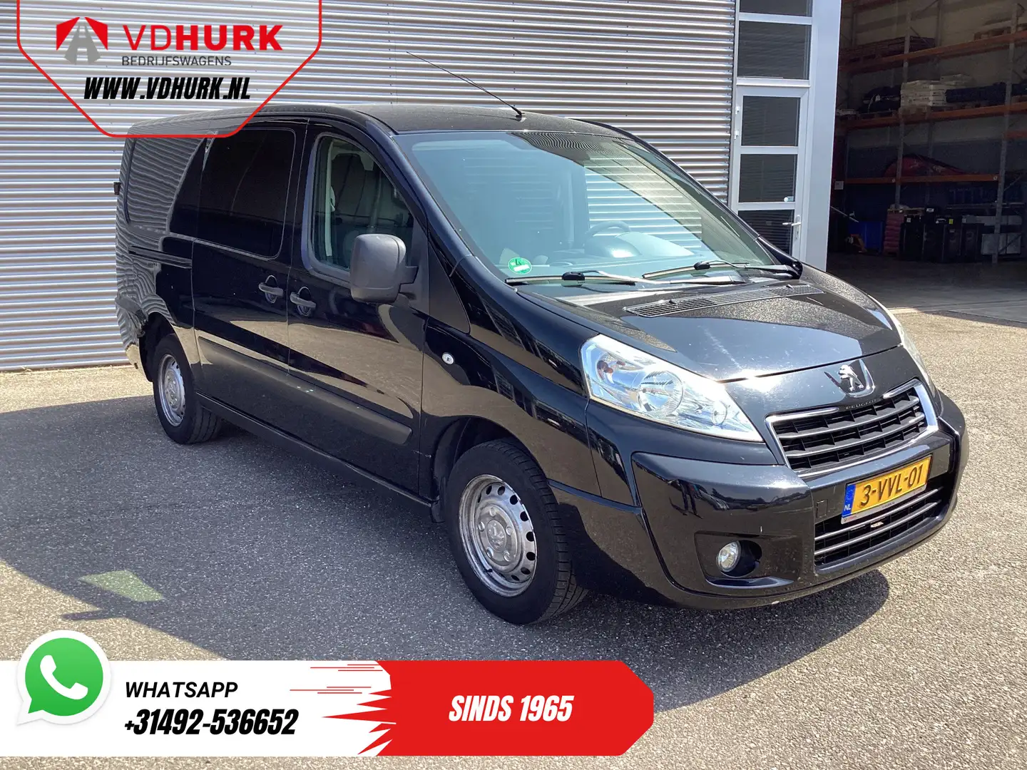 Peugeot Expert 1.6 HDI L2 DC Dubbel Cabine EXPORT ONLY DB Riem V. Noir - 1