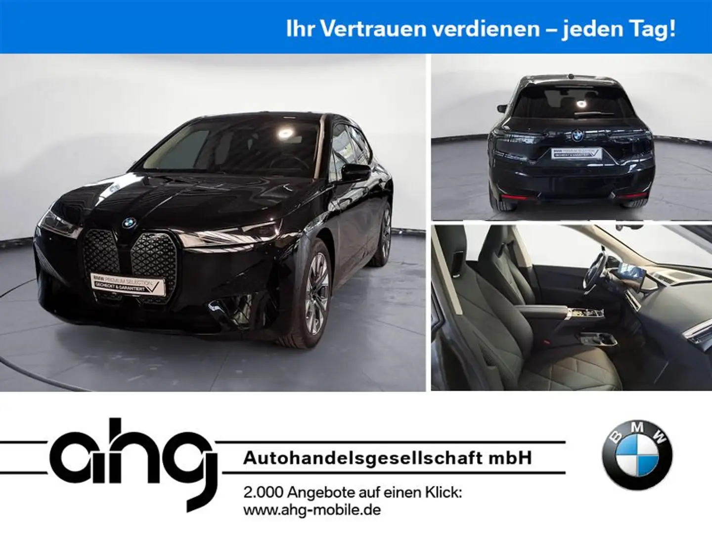 BMW iX xDrive40 Sportpaket AHK Komfortzugang Driving Noir - 1