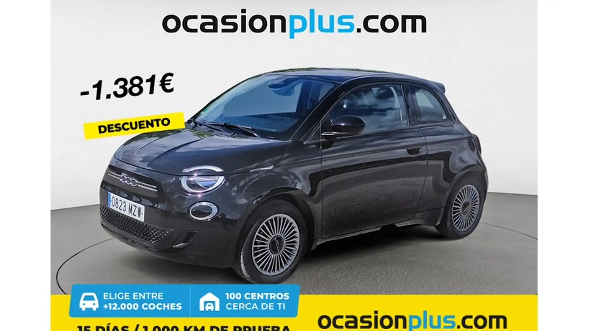 Fiat 500e 70Kw Icon Negro - 1