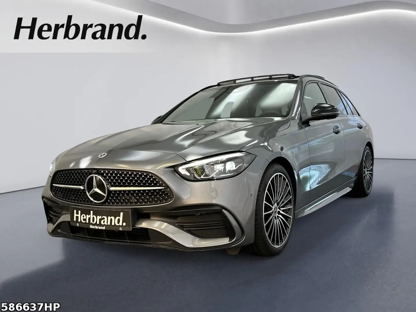 Mercedes-Benz C 200 d T-Modell +AMG+NIGHT+AHK+360°KAM+DISTRON+ Grijs - 1