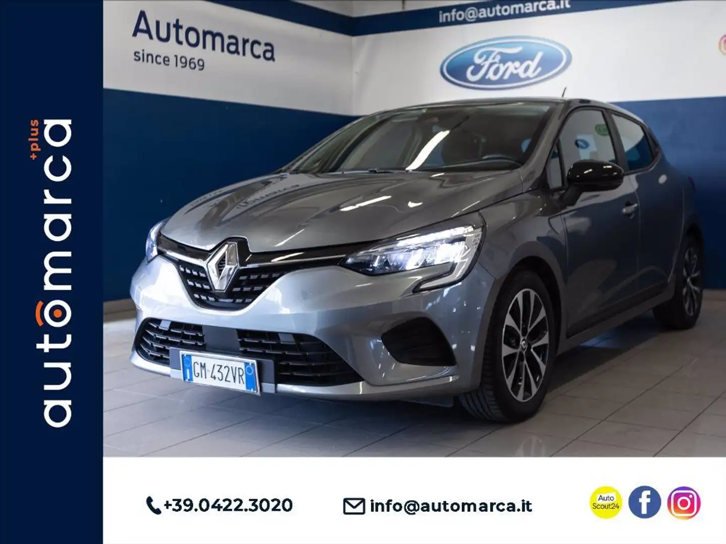 Renault Clio 1.0 tce Equilibre Gpl 100cv Grigio - 1