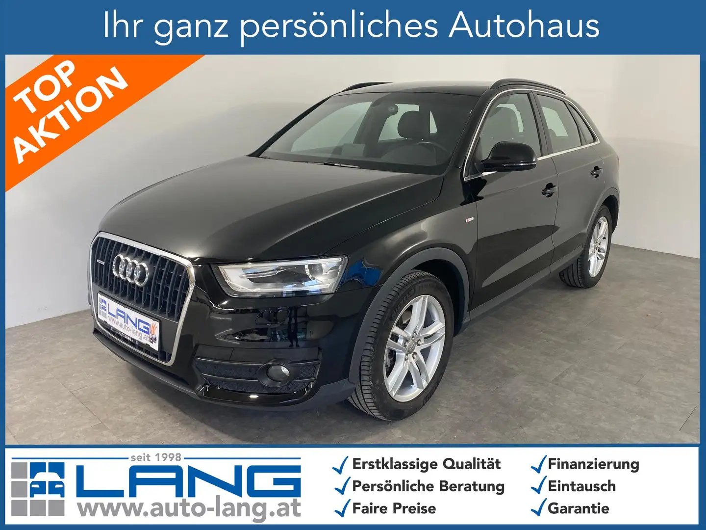 Audi Q3 2.0 TDI quattro S-LINE XENON*SITZHEIZUNG 103 kW... Schwarz - 1