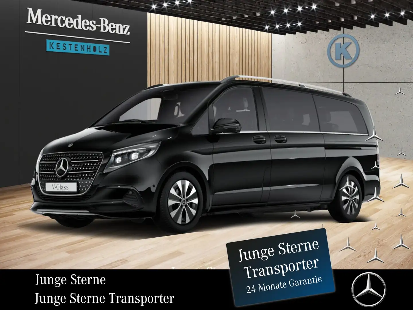Mercedes-Benz V 300 AVANTGARDE EXTRA MBUX*STHZ*360°*MOPF*LEDER*E-TÜR Schwarz - 1