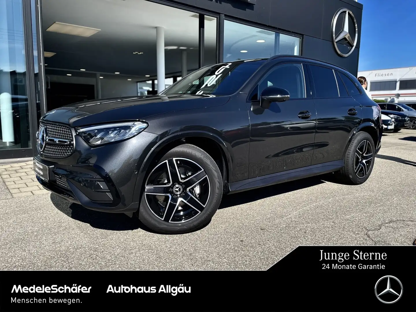 Mercedes-Benz GLC 200 GLC 200 d 4M AMG Night Advanced+ Distr AHK Pano Grau - 1