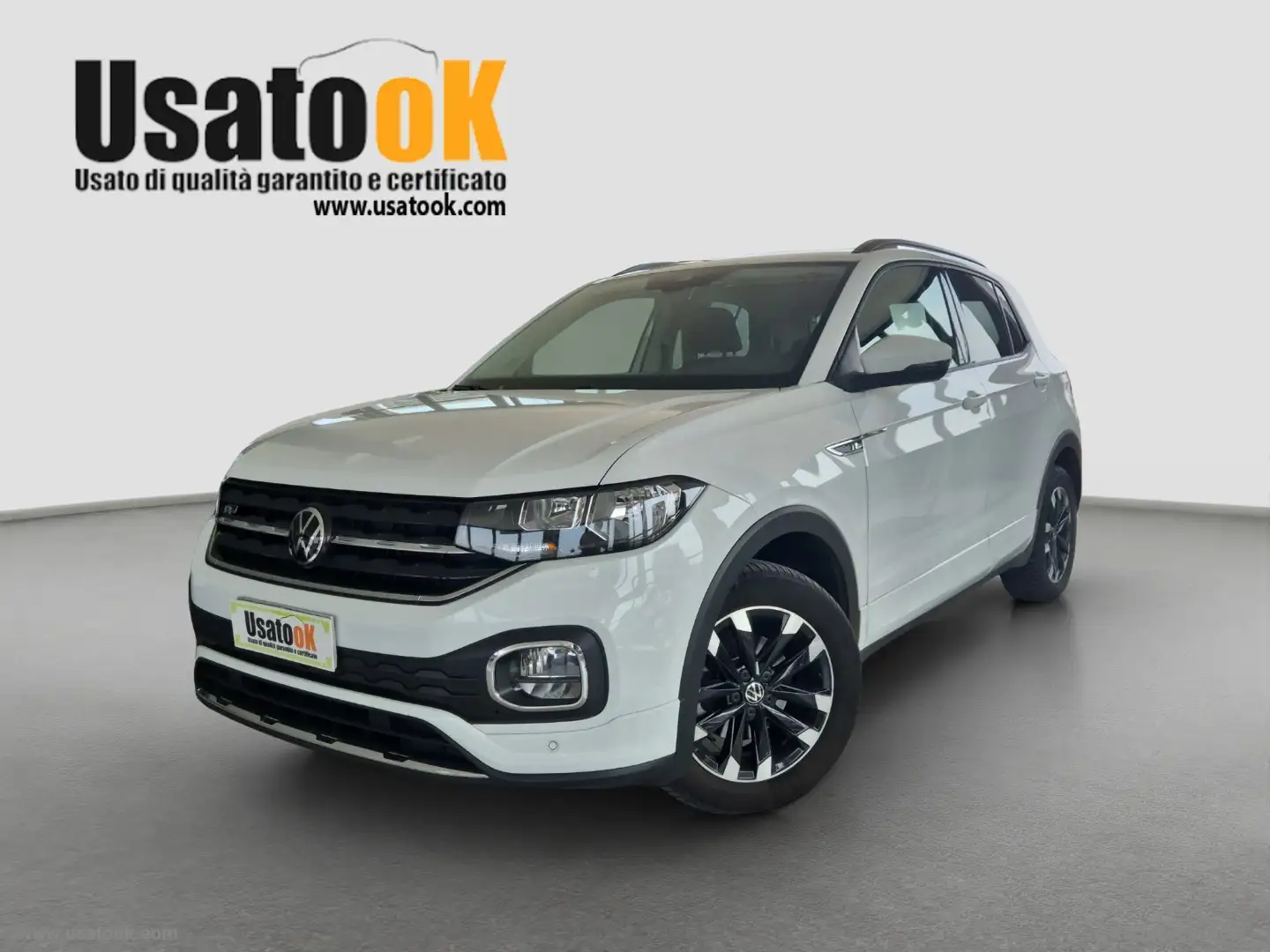 Volkswagen T-Cross 1.0 TSI Sport PACCHETTO R-LINE - TUA A € 18.900 CO Weiß - 1