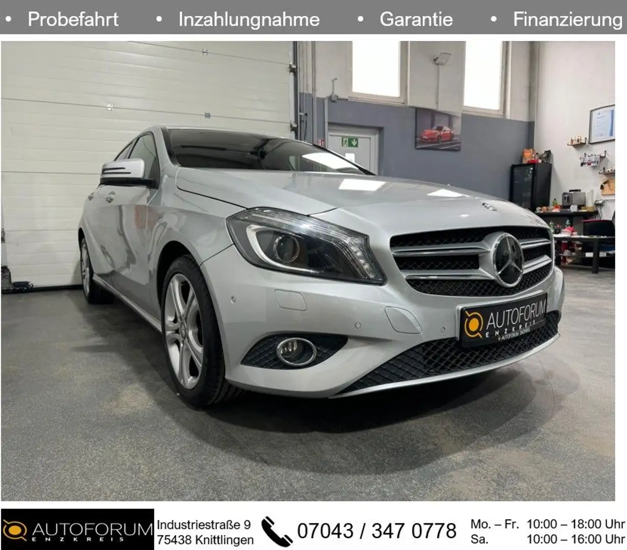 Mercedes-Benz A 180 BlueEFFICIENCY AUTOMATIK *PDC*SHZ*TEMP* Silber - 1