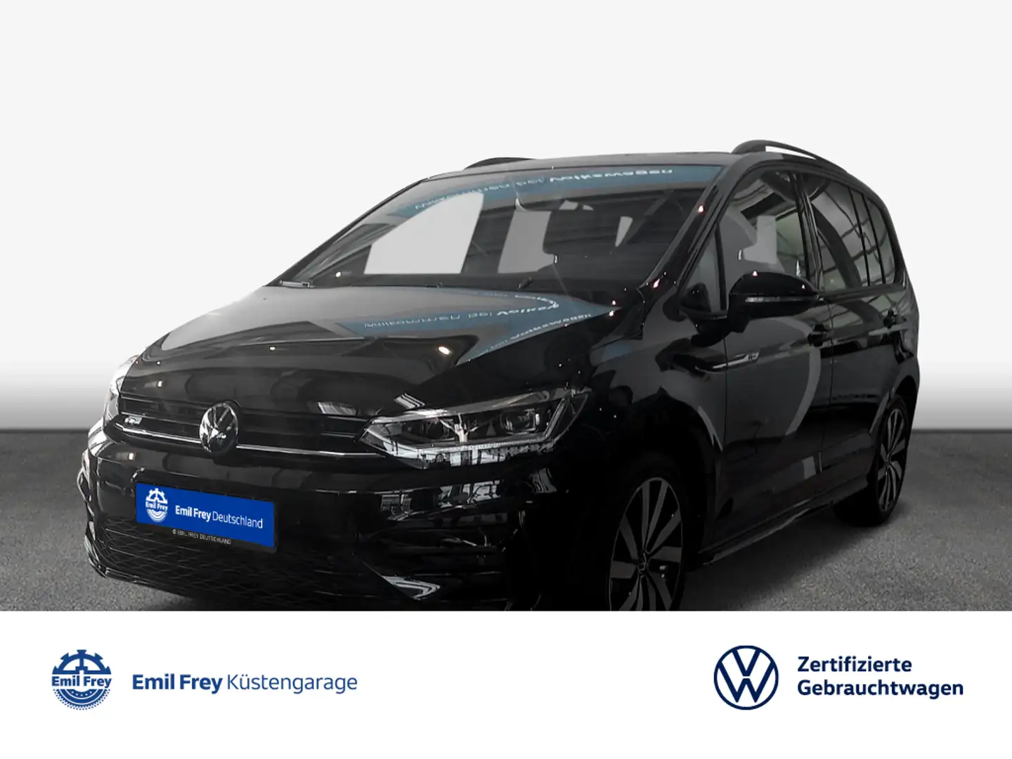 Volkswagen Touran 1.5 TSI DSG R-Line NAVI AHK SD KESSY ACC Schwarz - 1