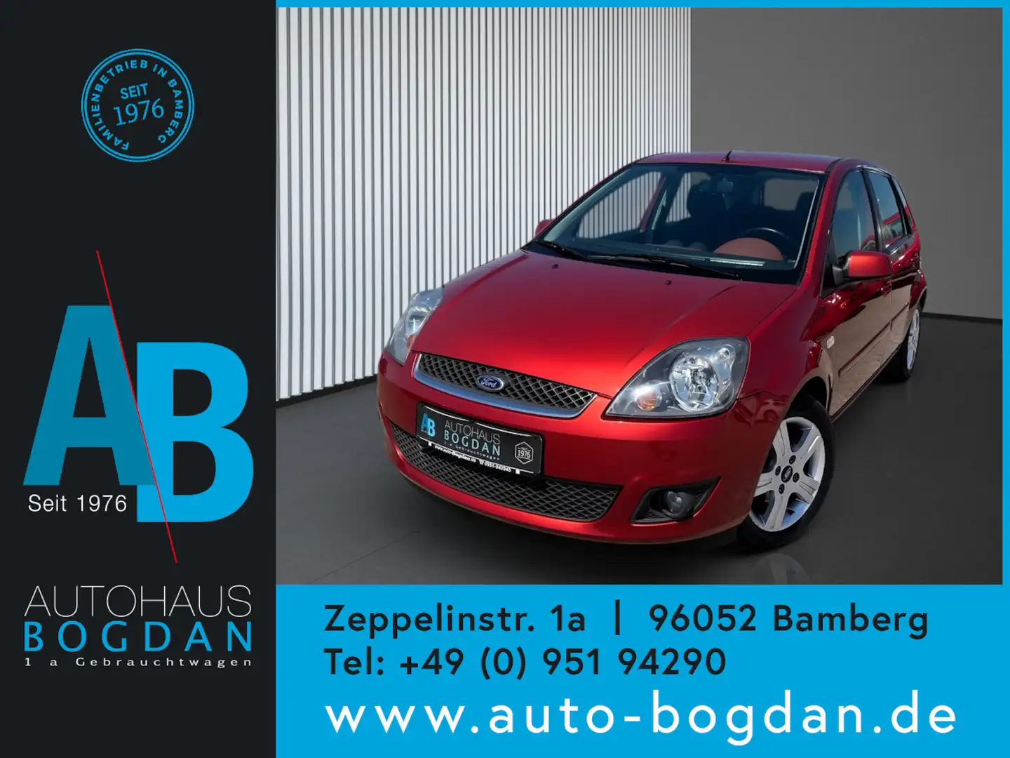 Ford Fiesta Connection SHZ*TÜV neu Rot - 1