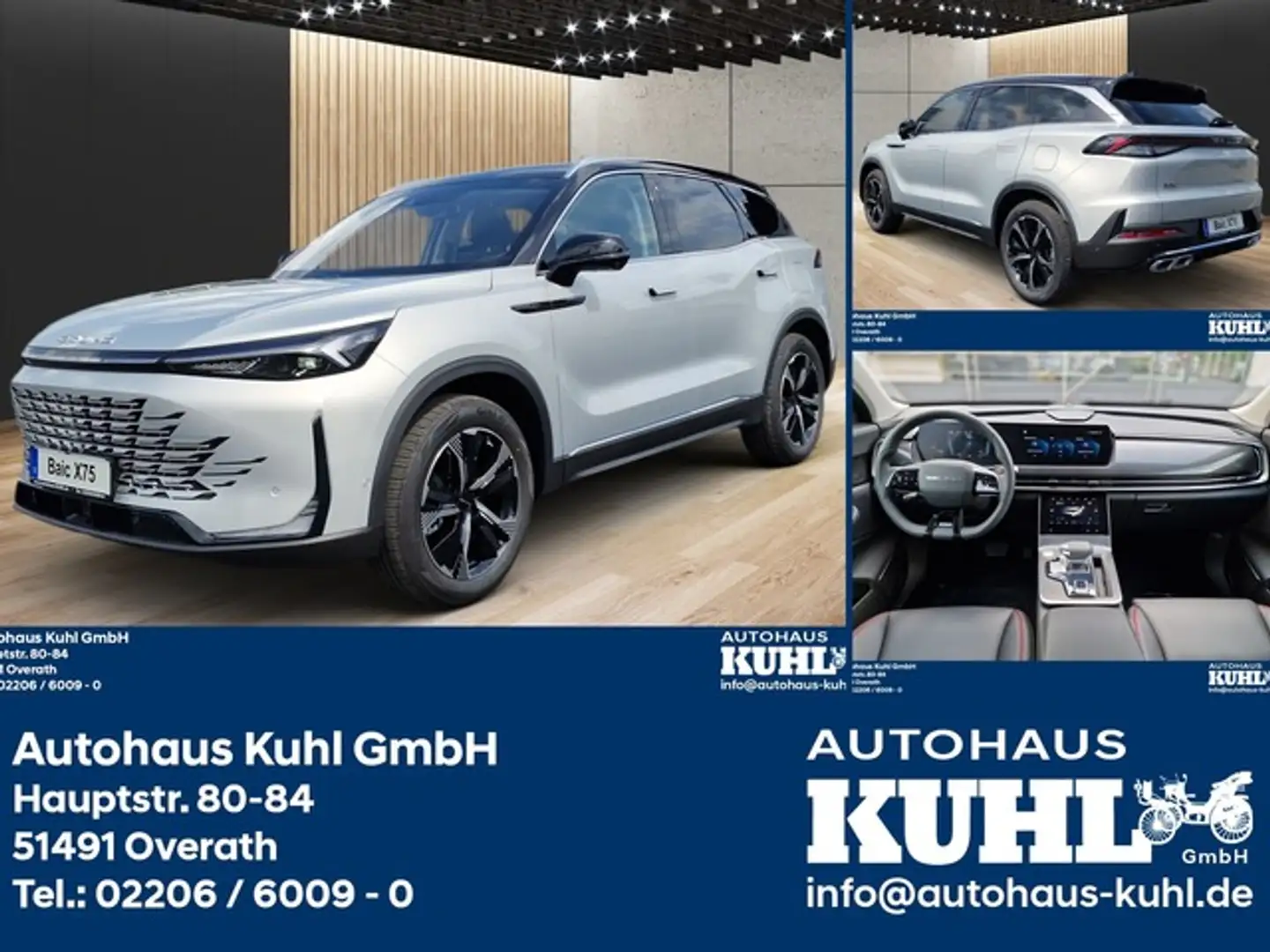BAIC Beijing X75 DCT+ 3Jahre Garantie Leder+Klima+LED+Panoramadach Argintiu - 1