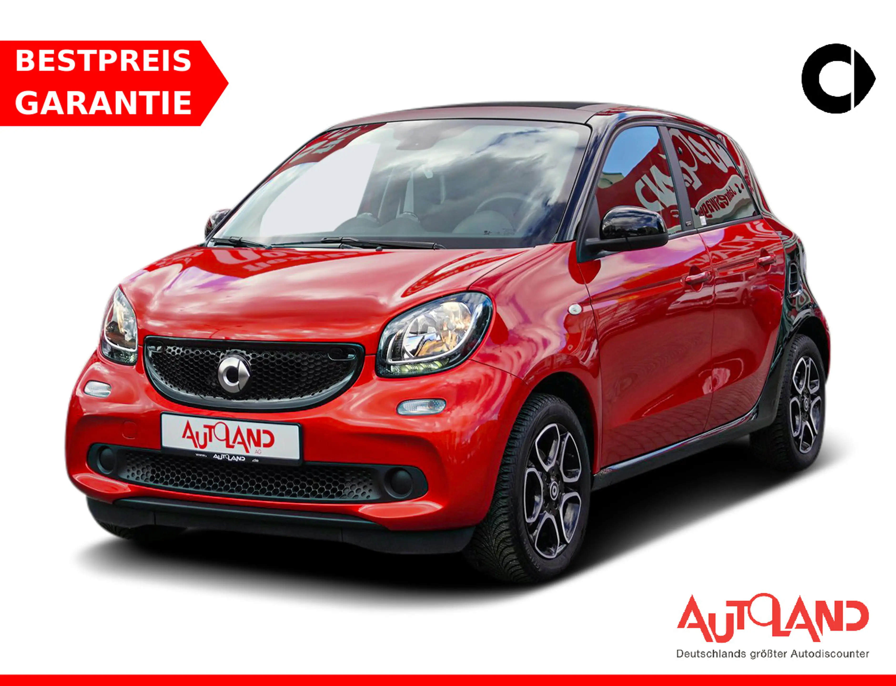 smart forFour forfour 1.0 Prime Soundsystem Tempomat PDC