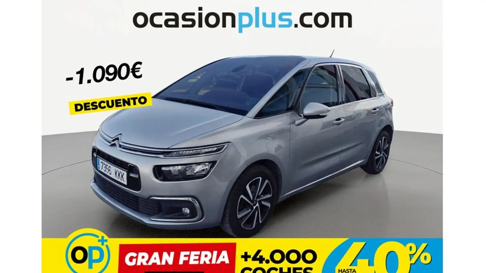 Citroen C4 Picasso 1.6BlueHDI S&S Feel 120 Gris - 1