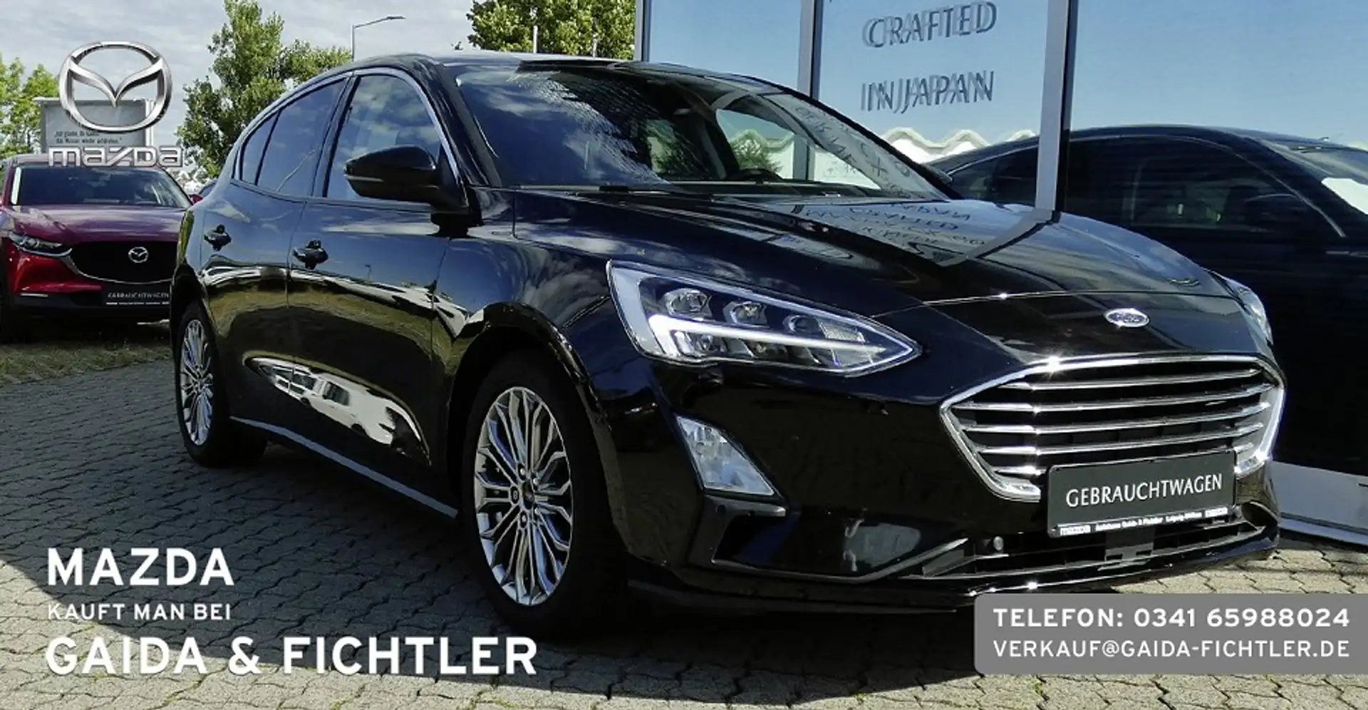 Ford Focus 1.0 EcoBoost Titanium AHZV Noir - 1