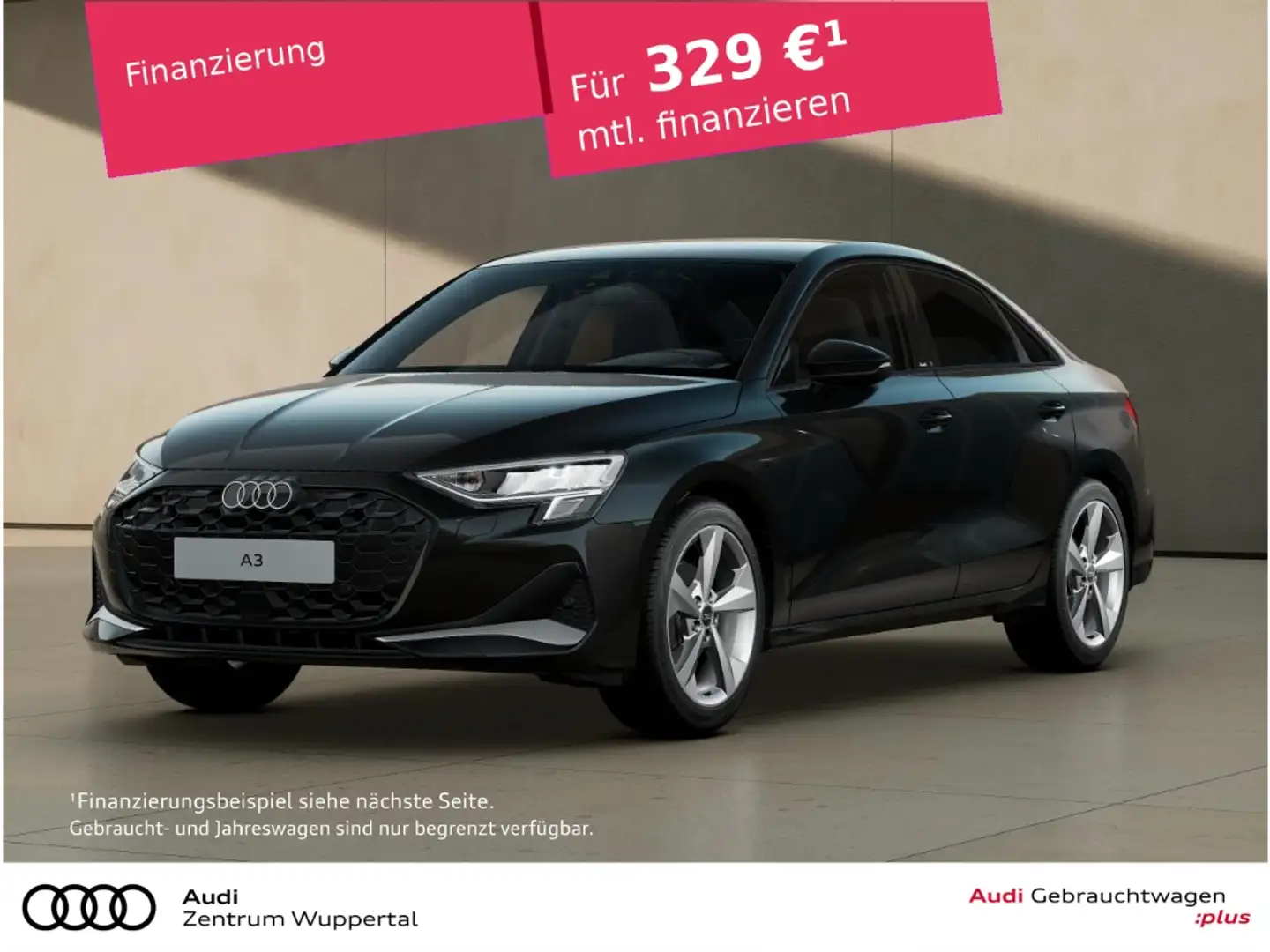 Audi A3 Limousine 30 TFSI ACC KAMERA VIRTUAL LED SHZ Advan Schwarz - 1