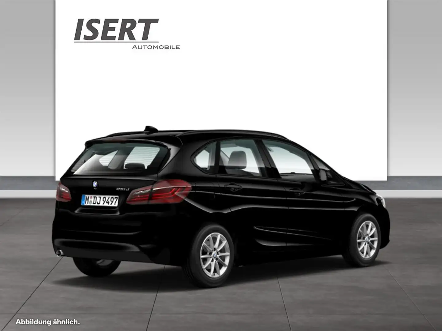 BMW 218 d Active Tourer Advantage +NAVI+PDC+LED+SHZ Schwarz - 2
