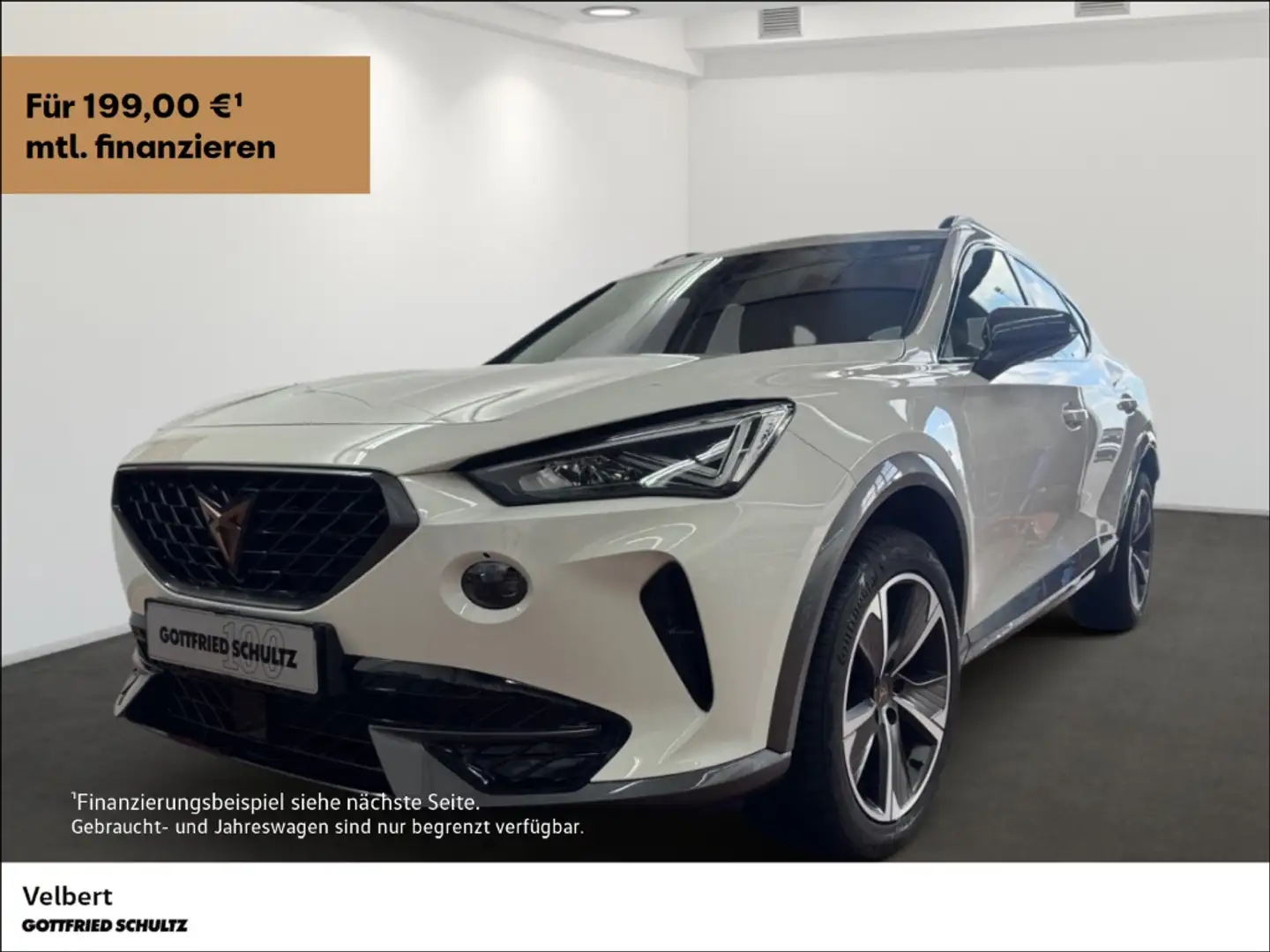 CUPRA Formentor 1.5 TSI 110 kW NAVI AHK LED PDC SHZ uvm. Weiß - 1