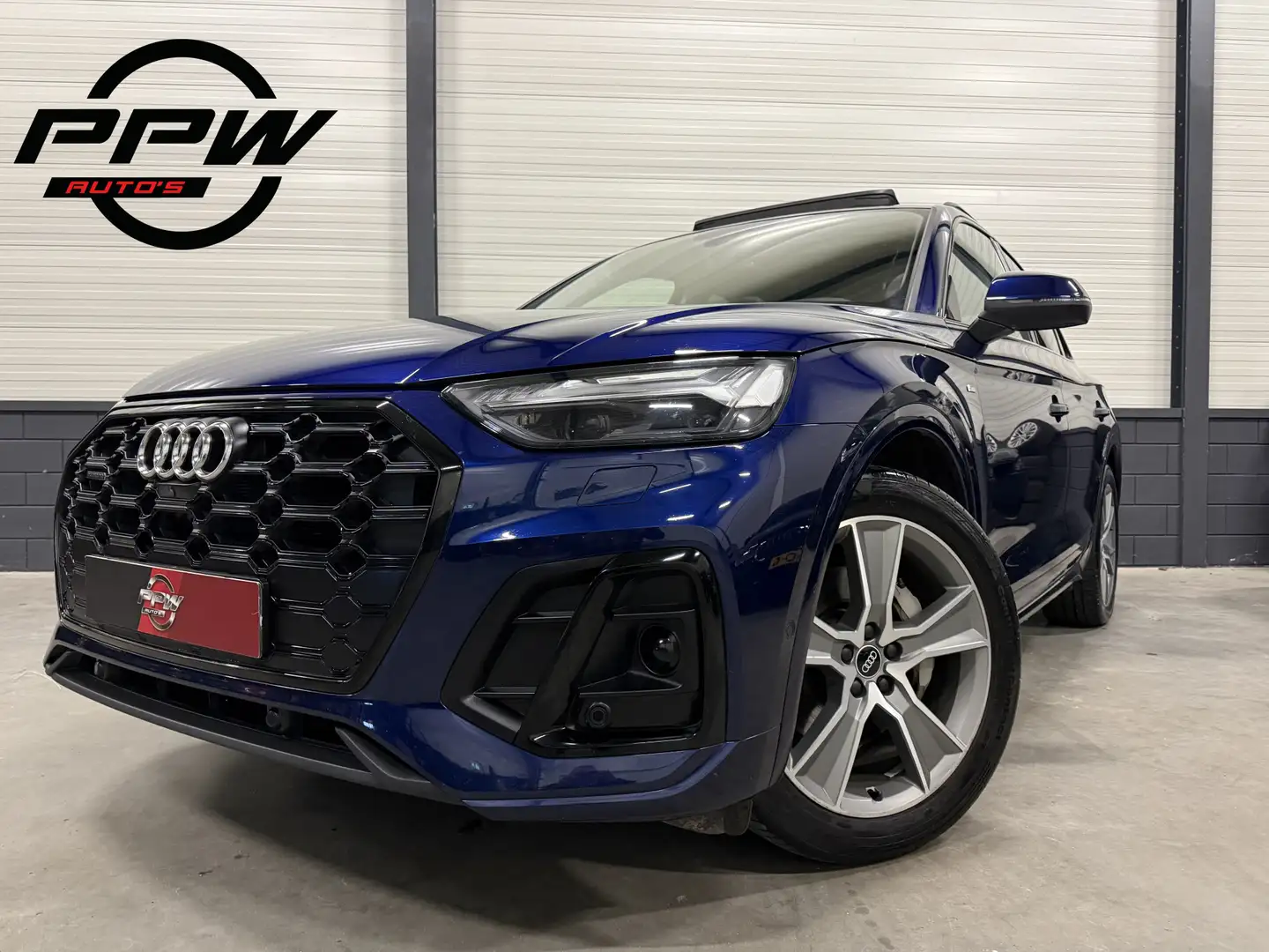 Audi Q5 55 TFSI e quattro Competition S-Line Facelift PANO Bleu - 1