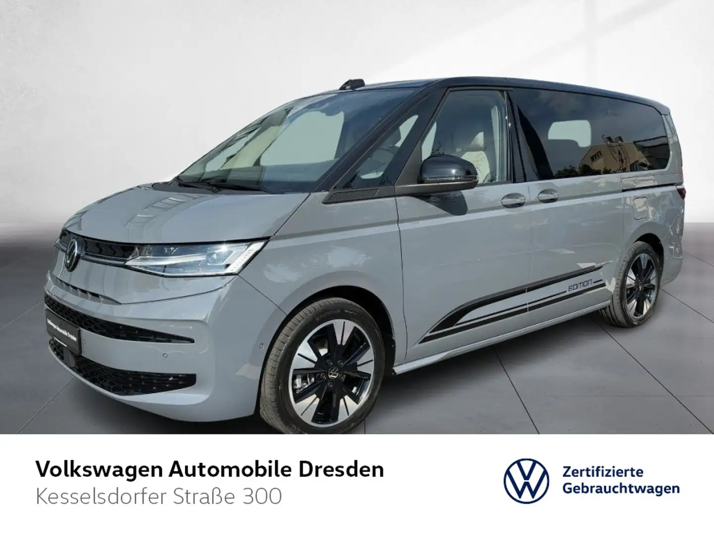 Volkswagen T7 Multivan eHybrid Edition Lang IQ-LED AHZV Pano Grau - 1