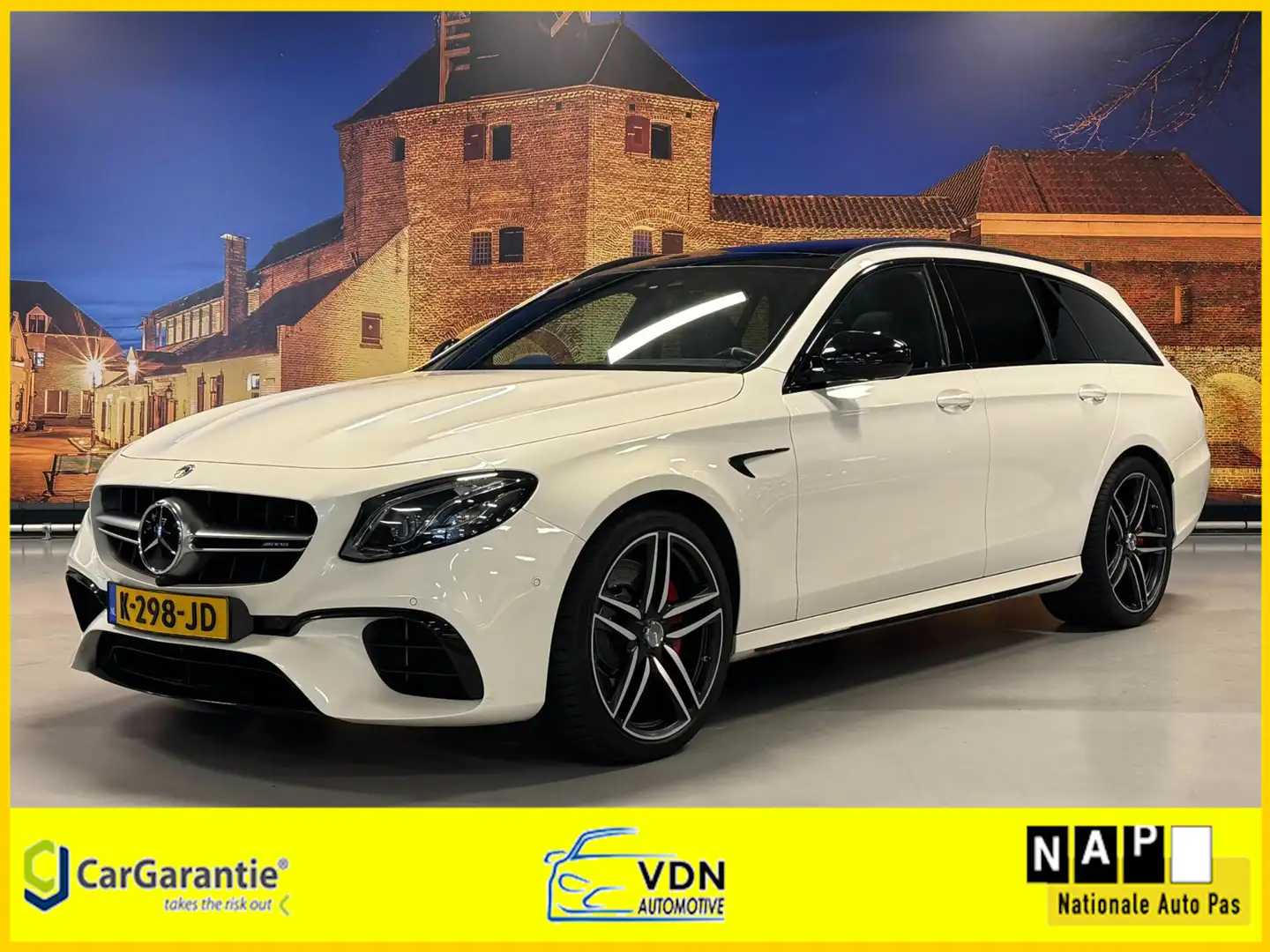 Mercedes-Benz E 63 AMG Estate S 4Matic Premium+ Panodak Burmester Wit - 1