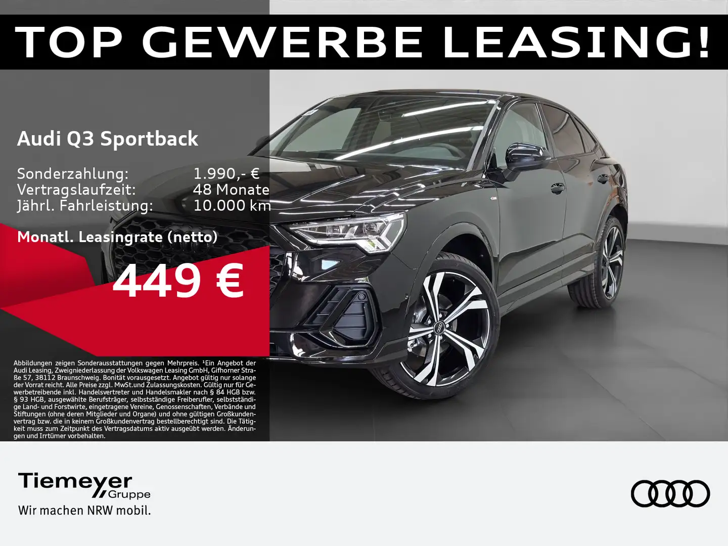 Audi Q3 35 TFSI 2x S LINE NAVI+ MATRIX SONO Schwarz - 1