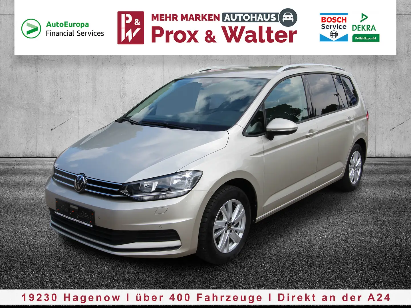 Volkswagen Touran 1.5 TSI 7-DSG Comfortline 7-SITZ+NAVI+AHK Argent - 2