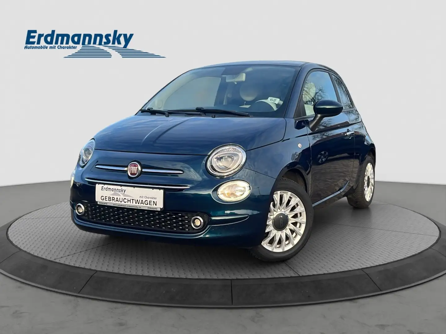 Fiat 500 1.0 Mild Hybrid Lounge/EPH/Alu 15Z/GJR/Navi Klima Blau - 1