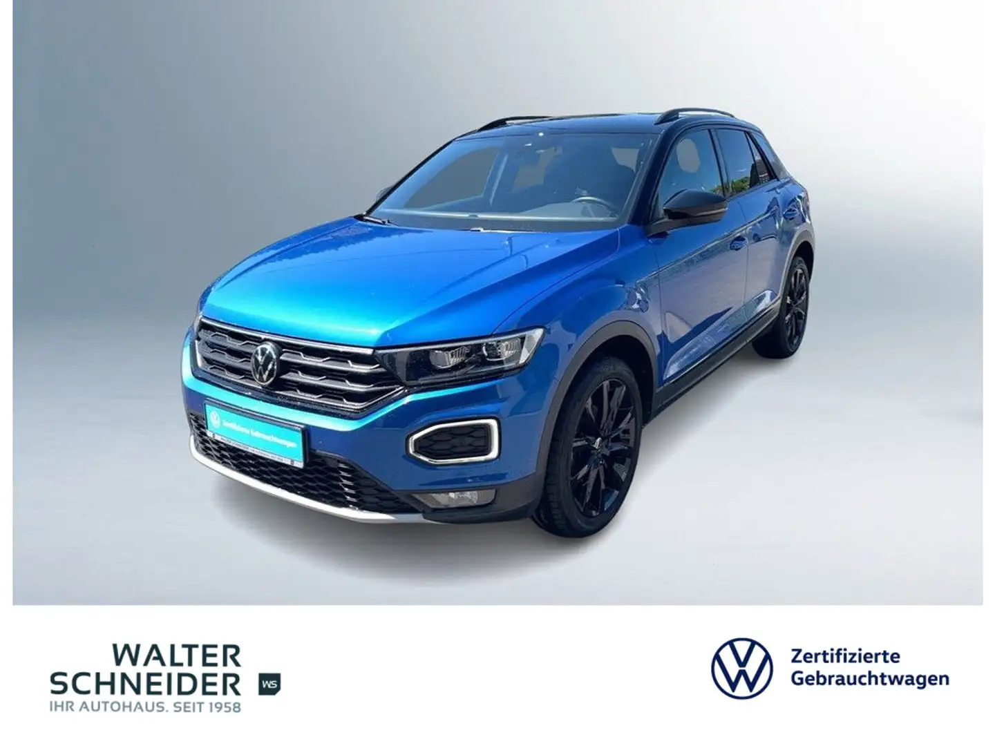 Volkswagen T-Roc 1.5 TSI Sport Navi LED ACC Blau - 1