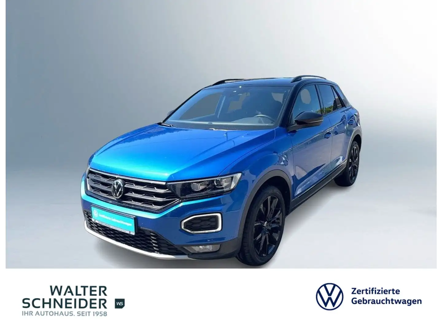 Volkswagen T-Roc 1.5 TSI Sport Navi LED ACC Azul - 1