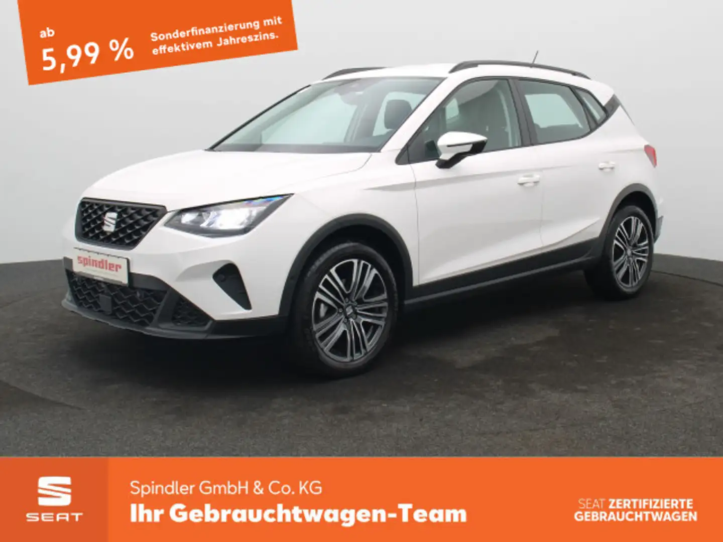 SEAT Arona Style Edition 1.0 TSI DSG / LED, AHK, RFK Weiß - 1