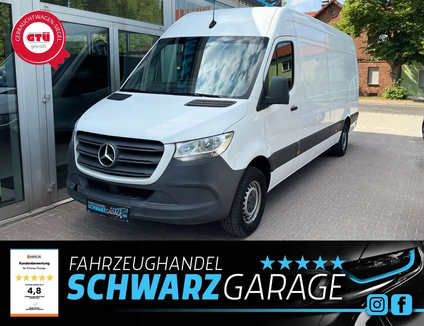 Mercedes-Benz Sprinter III KastenRWD*KAMERA*SHZ*BLUETOOTH*NR.2 Weiß - 1