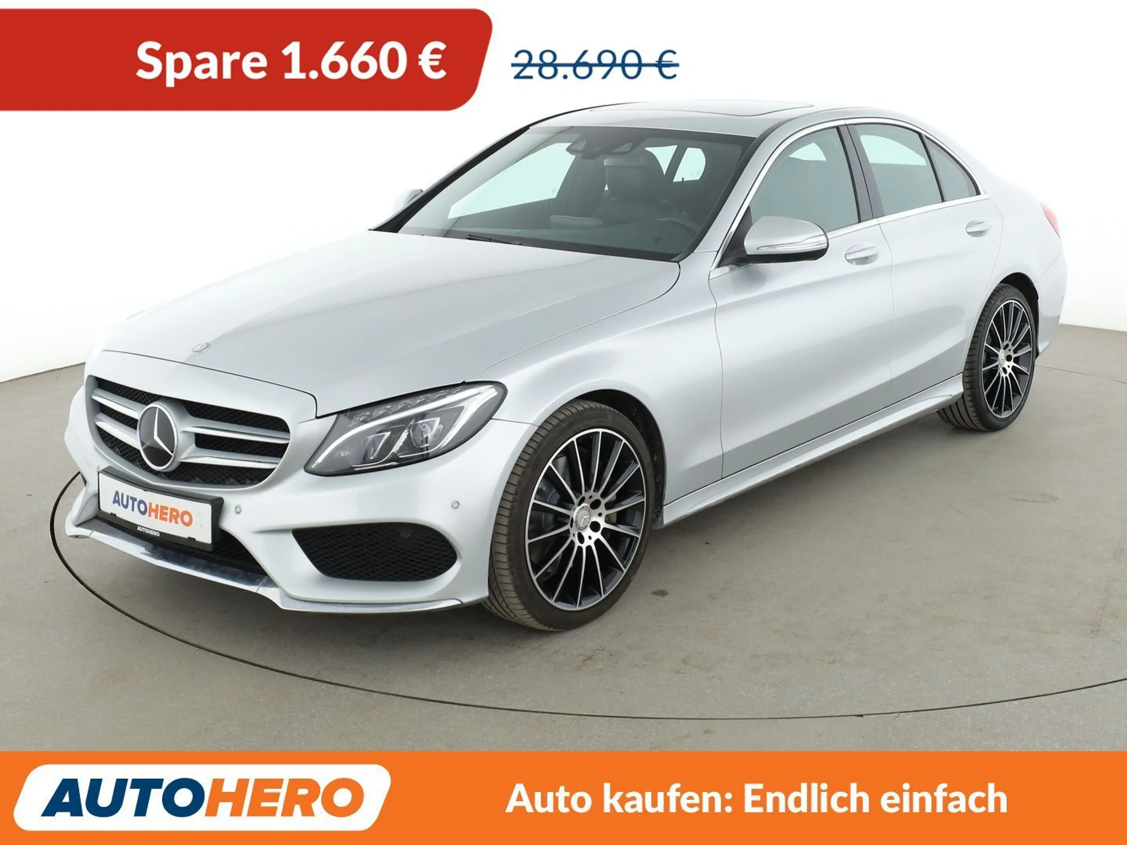 Mercedes-Benz C 400 4Matic AMG Line Aut.*NAVI*ACC*SHZ*