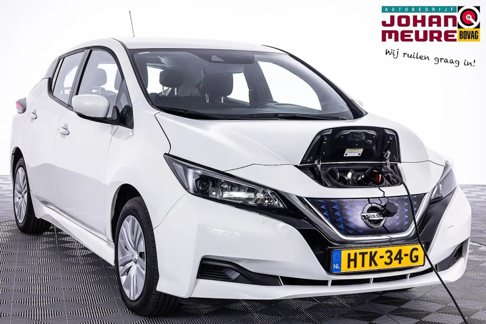 Nissan Leaf Acenta 40 kWh | 96% SOH | ECC | BLISS | KEYLESS Go Blanco - 1