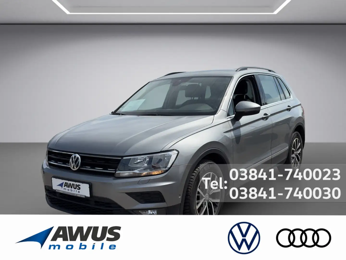 Volkswagen Tiguan 2.0TDI DSG Comfortline AHK Gris - 1