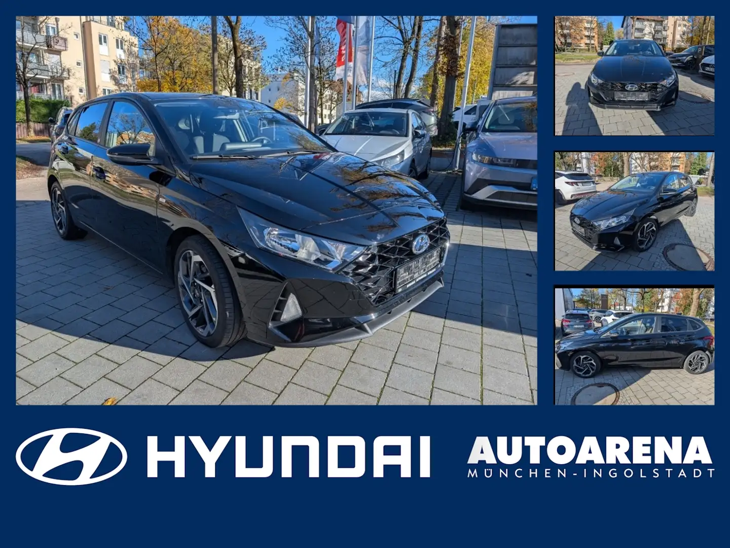 Hyundai i20 1.0 T-GDI Edition 30+ AUT Akustikglas Kam. Noir - 1