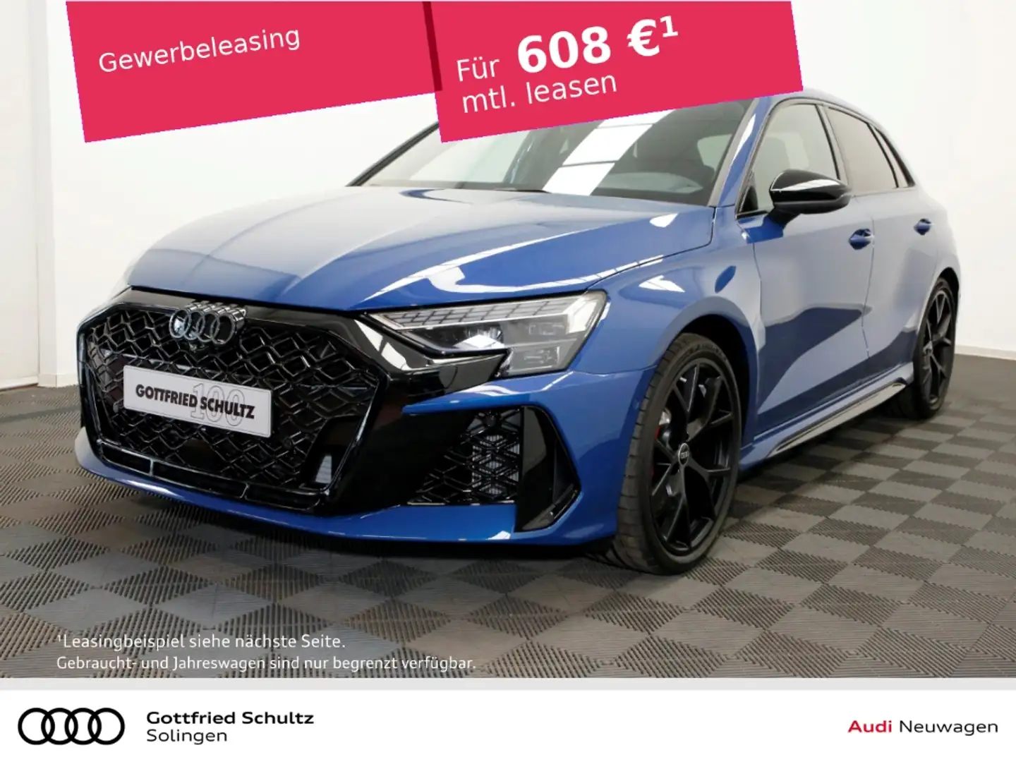Audi RS3 Sportback Matrix Pano Headup Sonos Bleu - 1