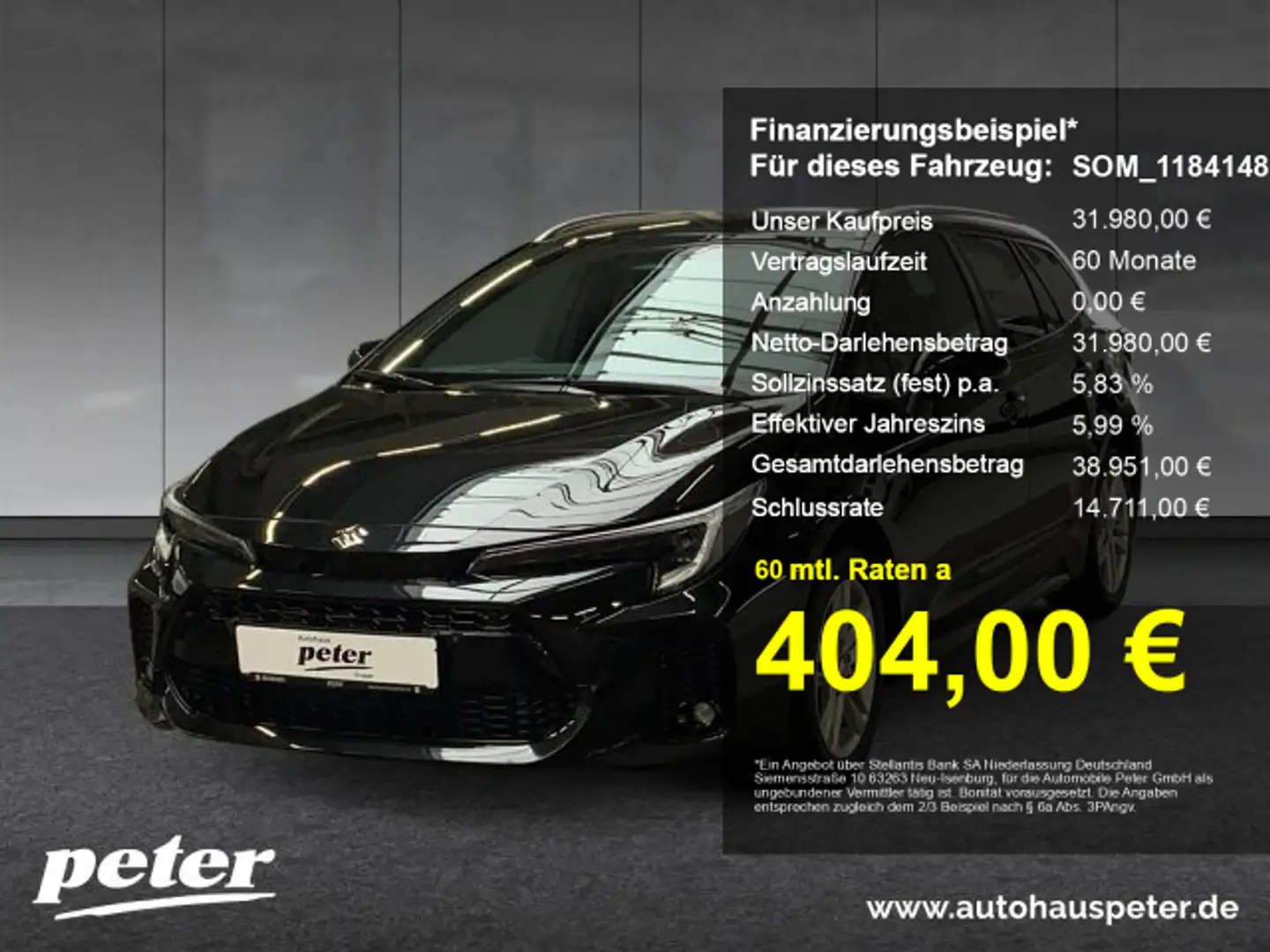 Suzuki Swace Swace Comfort+ CVT Hybrid Czarny - 1