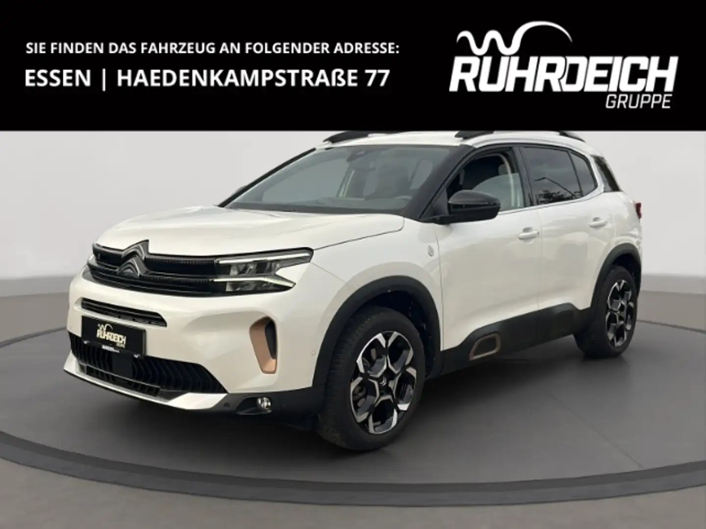 Citroen C5 Aircross C-Series 130 EAT8 SHZ AHK NAVI PDC vo. + hi. TEMPO Blanc - 1