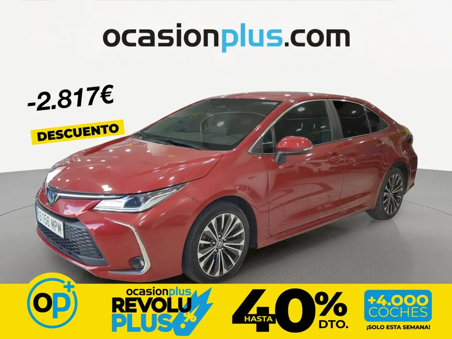 Toyota Corolla Sedán 140H Style Plus Rojo - 1