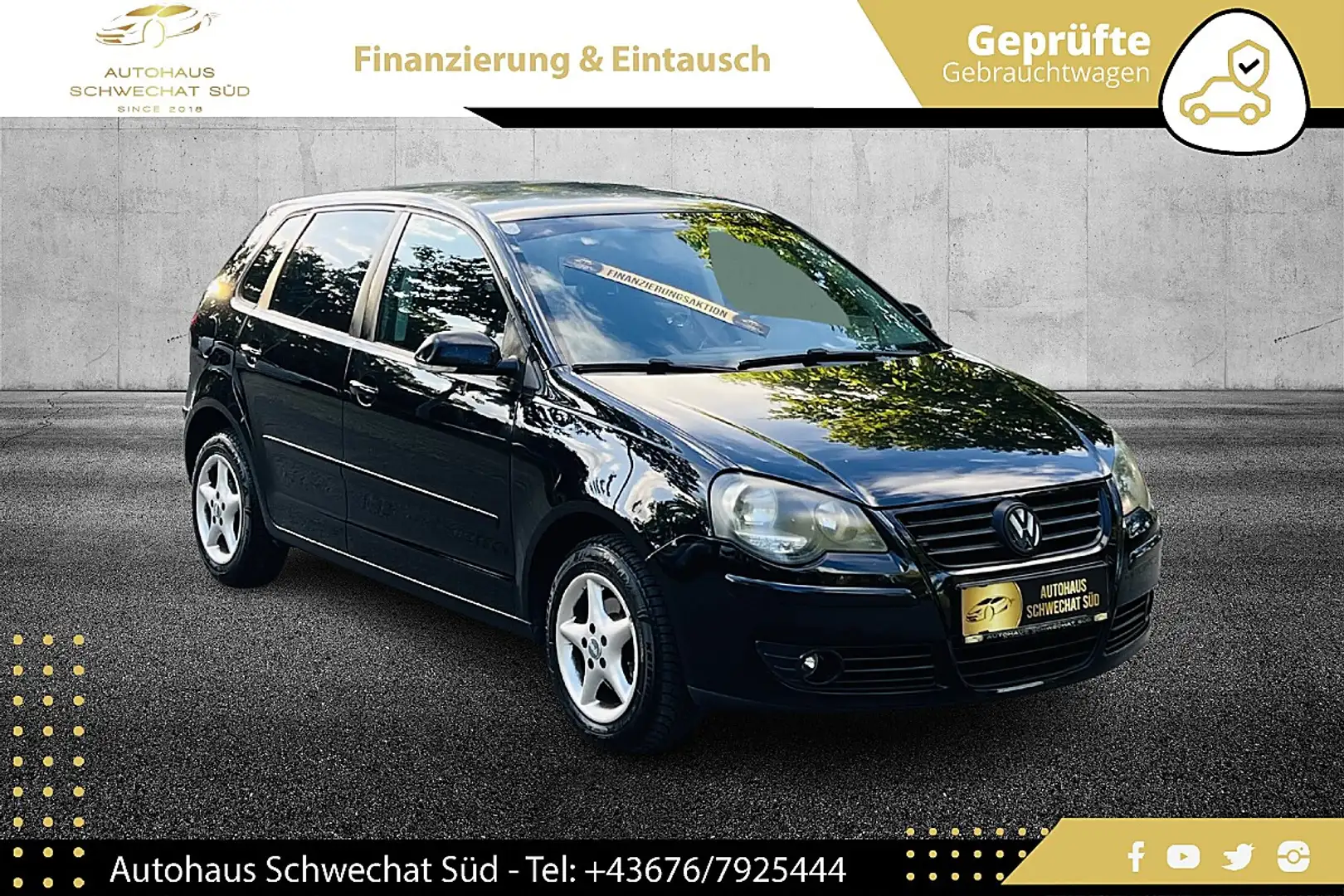 Volkswagen Polo Cool Family 1,2 //PICKERL 11/2026 // WENIG-KM /... Schwarz - 1