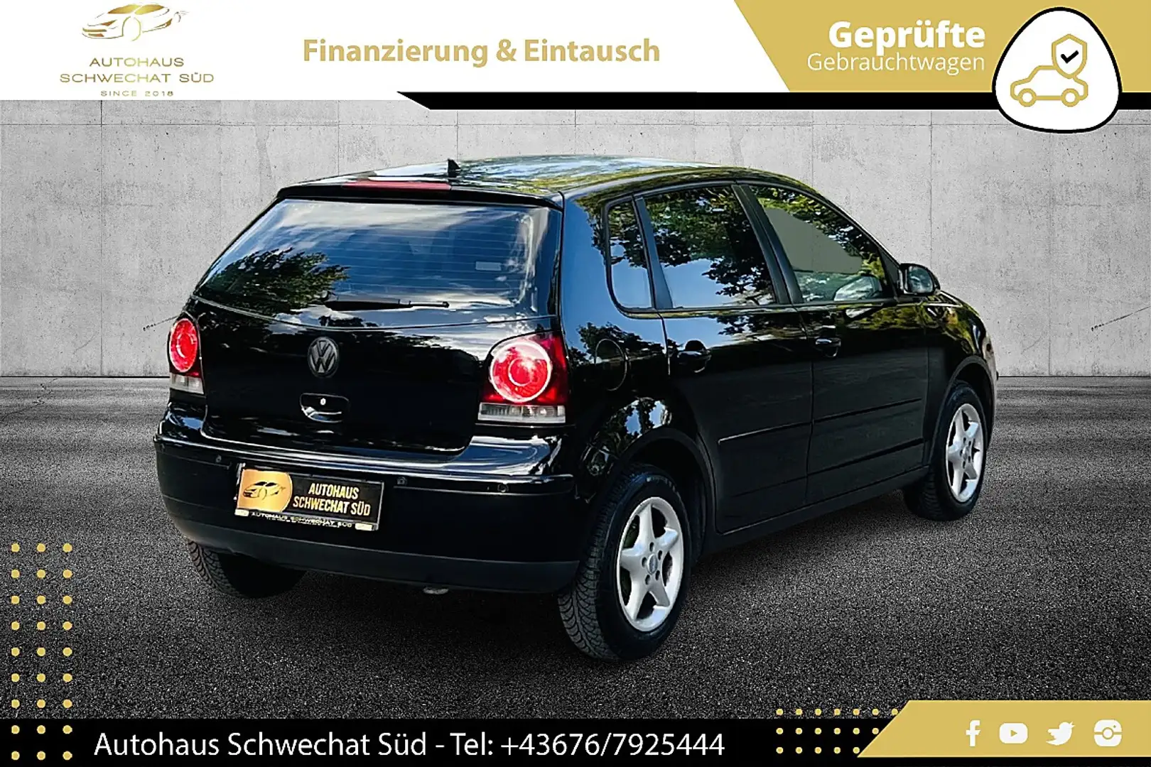 Volkswagen Polo Cool Family 1,2 //PICKERL 11/2026 // WENIG-KM /... Schwarz - 2